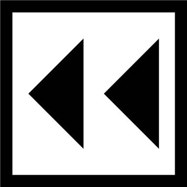 beyaz arkaplanda siyah simge izole edildi