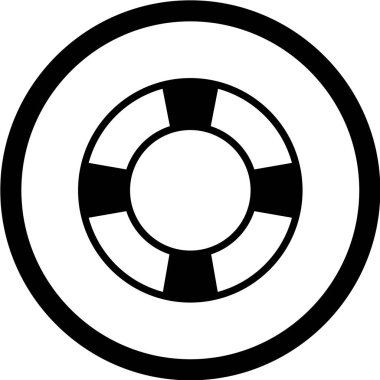 yaşam şamandırası vektör illüstrasyonu