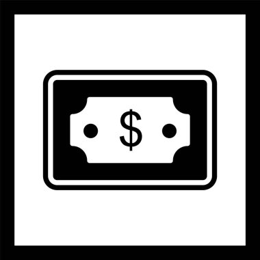 Dolar Simgesi Moda Biçiminde İzole Arkaplan      