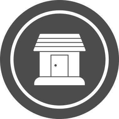 Dükkan Simgesi Moda Biçimli Ayrı Arka Gruplandırılmış