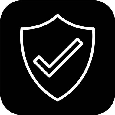 beyaz arkaplanda siyah simge izole edildi