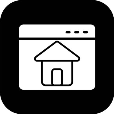 beyaz arkaplanda siyah simge izole edildi