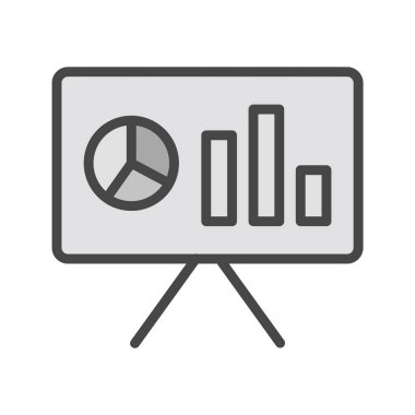 Sunum Simgesi Moda Biçiminde İzole Arkaplan      