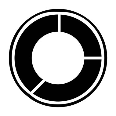 Pasta Çizelgesi Simgesi Moda Tarzı İzole Arkaplan      