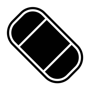 tıbbi hap ikonu vektör illüstrasyonu