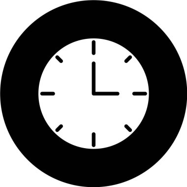 beyaz arkaplanda siyah simge izole edildi