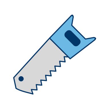 Yapı aracı simgesinin vektör illüstrasyonu