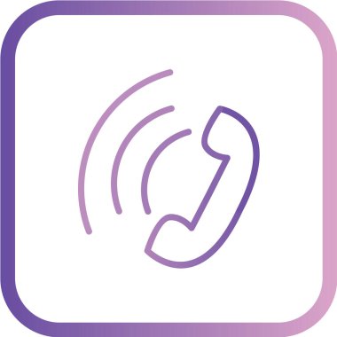 telefon simgesi, vektör illüstrasyonu