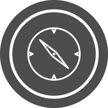 pusula simgesi modadan izole edilmiş arkaplan