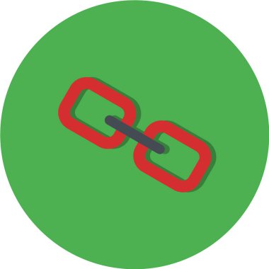 Seo ve pazarlama renkli simgenin vektör illüstrasyonu