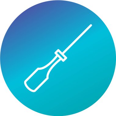 beyaz arkaplanda kamp konsepti vektör simgesi 