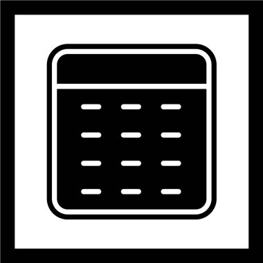 belge simgesi vektör illüstrasyonu