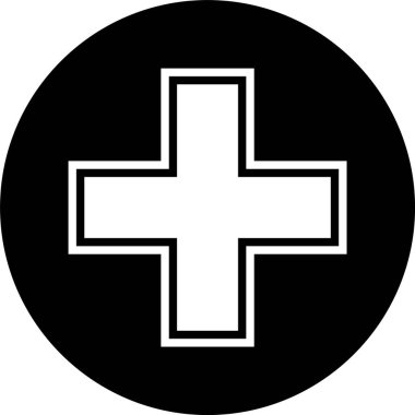 Artı Moda Biçimli Simge İzole Arkaplan