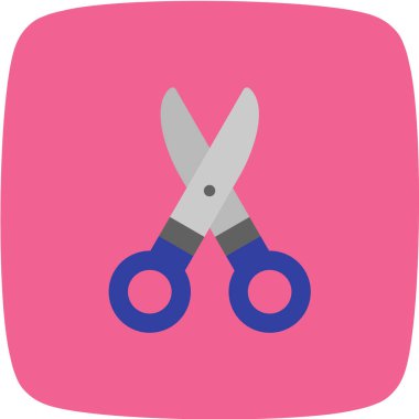 makas simgesinin vektör illüstrasyonu