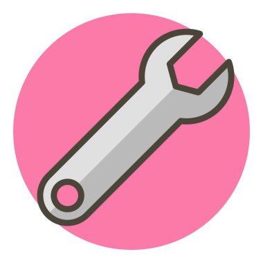 Renk Simgesini Moda Biçiminde İzole Edilmiş Arkaplanda Aç      