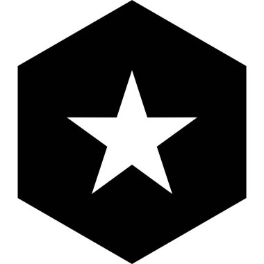 Moda biçimi izole edilmiş arkaplan yıldız simgesi