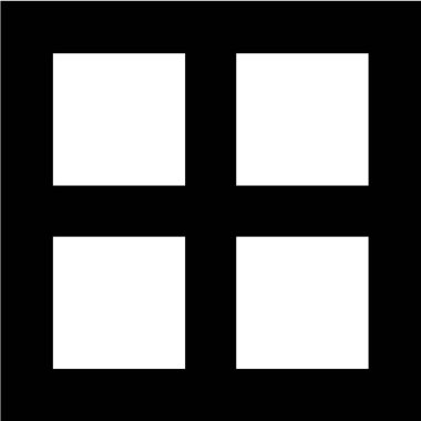 Bir dizi modern b 'nin vektör çizimi eksik simgesi