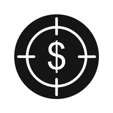 hedef simge vektör illüstrasyonu