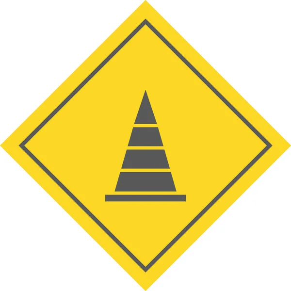 Cone Icon Trendy Stijl Geïsoleerde Achtergrond — Stockvector