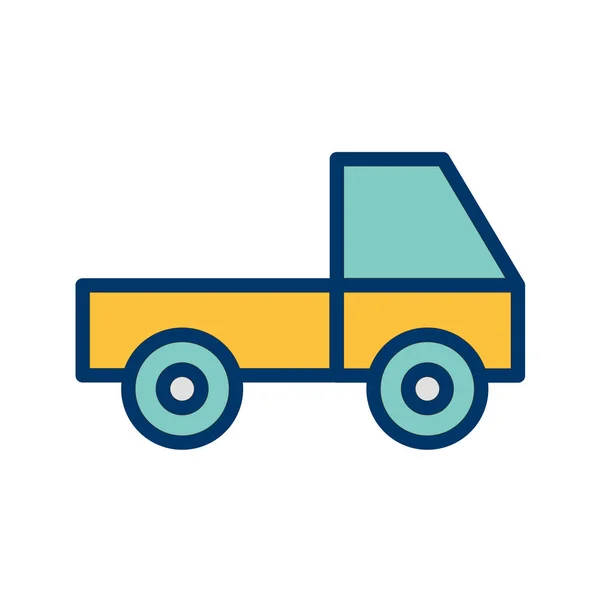 Truck Pictogram Vector Illustratie — Stockvector