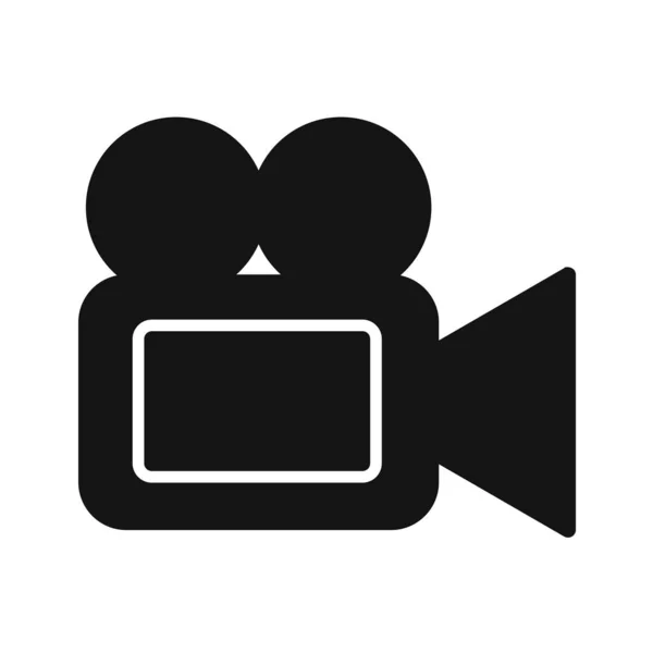 Εικονίδιο Βιντεοκάμερας Διανυσματική Απεικόνιση — Διανυσματικό Αρχείο