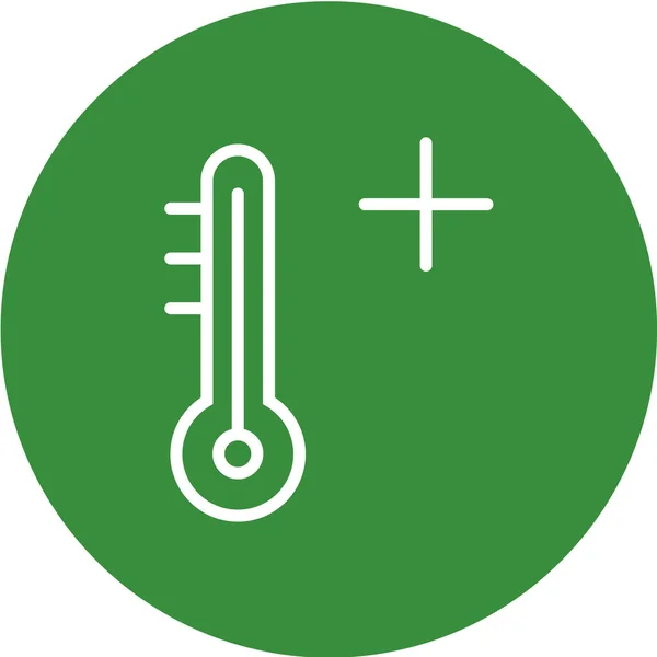Illustration Des Thermometervektorsymbols — Stockvektor