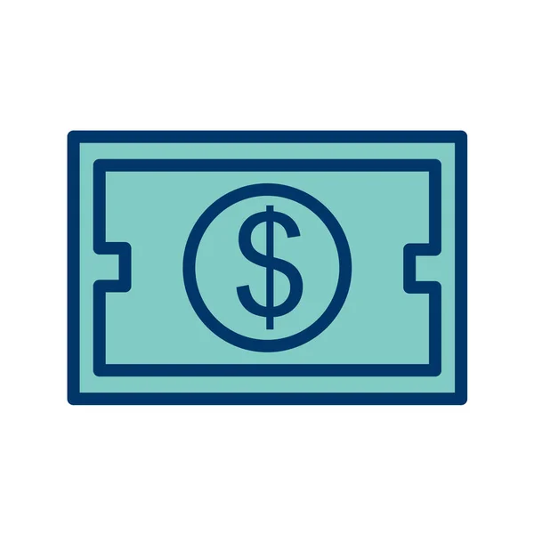 Dollar Icon Vector Illustration — Stock Vector