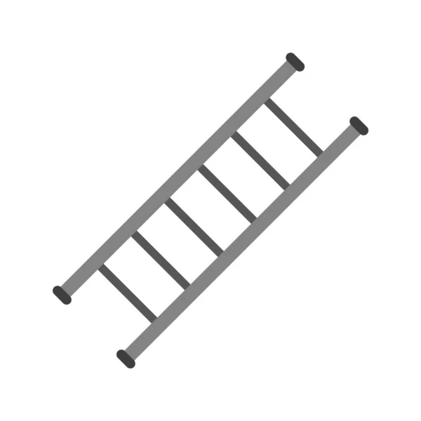 Icono Escalera Estilo Moda Fondo Aislado — Vector de stock