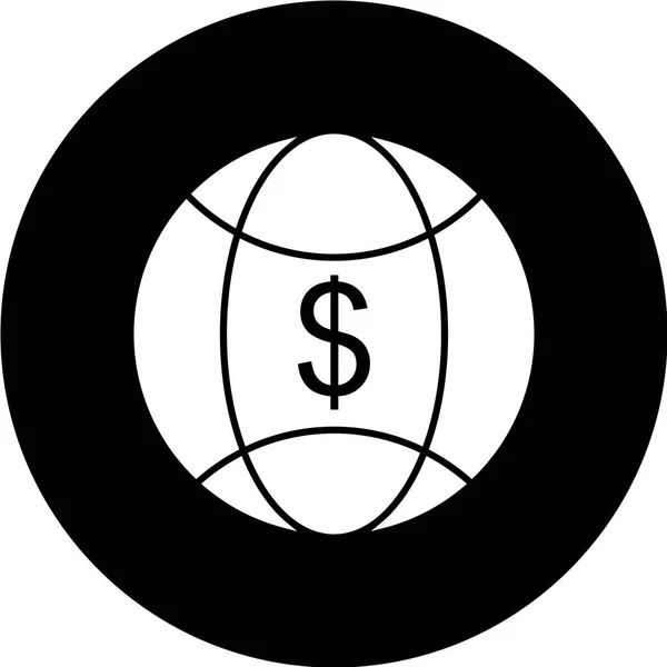 Symbol Dolaru Vektorová Ilustrace — Stockový vektor