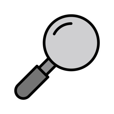 Moda Biçiminde Arama Simgesi İzole Arkaplanı