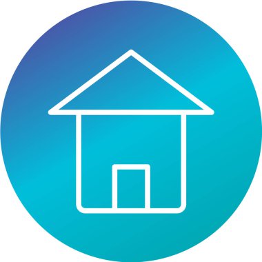 Ev simgesi vektör illüstrasyonu