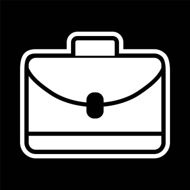 Moda Biçiminde Portföy Simgesi İzole Arkaplan