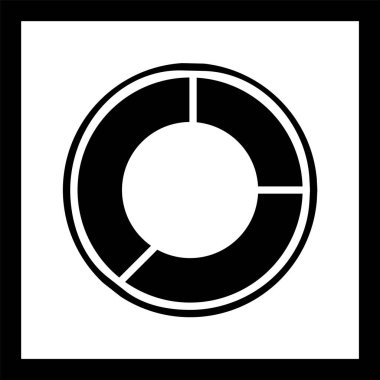 Pasta Çizelgesi Simgesi Moda Tarzı İzole Arkaplan      