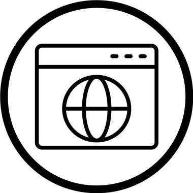 beyaz arkaplanda siyah simge izole edildi