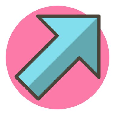 Moda Biçiminde Doğru Simge İzole Arkaplan