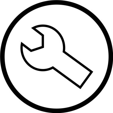 beyaz arkaplanda siyah simge izole edildi