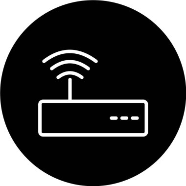 beyaz arkaplanda siyah simge izole edildi