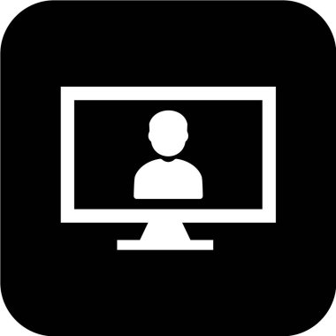 bilgisayar simgesi vektör illüstrasyonu