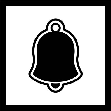 Çan simgesi vektör illüstrasyonu