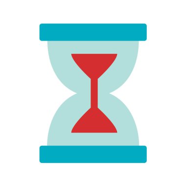 kum saati ikonu vektör illüstrasyonu