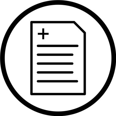 dosya belgesi vektör çizgisi simgesi.