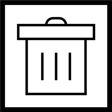 beyaz arkaplanda siyah simge izole edildi