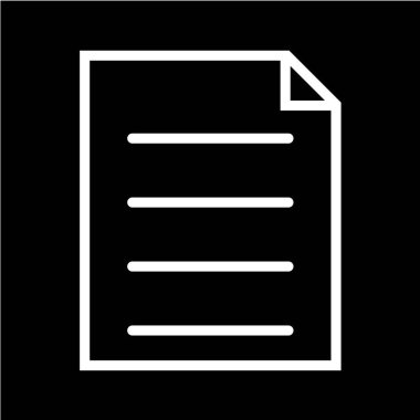 beyaz arkaplanda siyah simge izole edildi