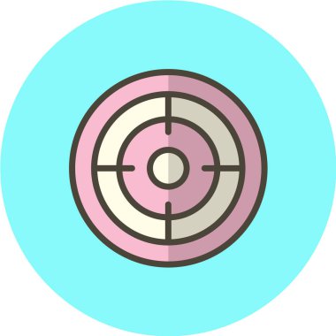 Arka planda spor simgesi izole edildi