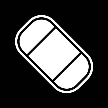 Hap simgesi, vektör illüstrasyonu