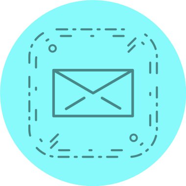 Bir mektup zarfının vektör illüstrasyonu