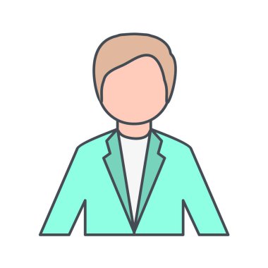 İş vektörü illüstrasyonu beyaz arkaplanda izole edildi 