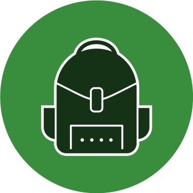 beyaz arkaplanda kamp konsepti vektör illüstrasyonu 