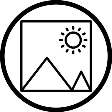 beyaz arkaplanda siyah simge izole edildi