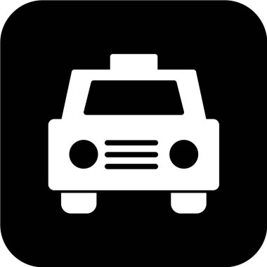 araba simgesi vektör illüstrasyonu